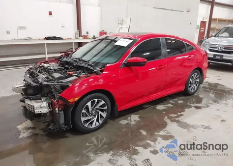 2016 Honda Civic Ex from USA, damaged, VIN 2HGFC2F72GH542869